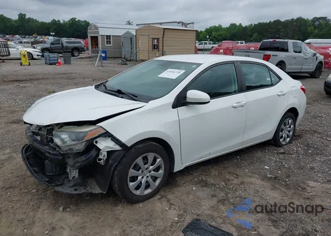 2016 Toyota Corolla L from USA, damaged, VIN 5YFBURHEXGP460171